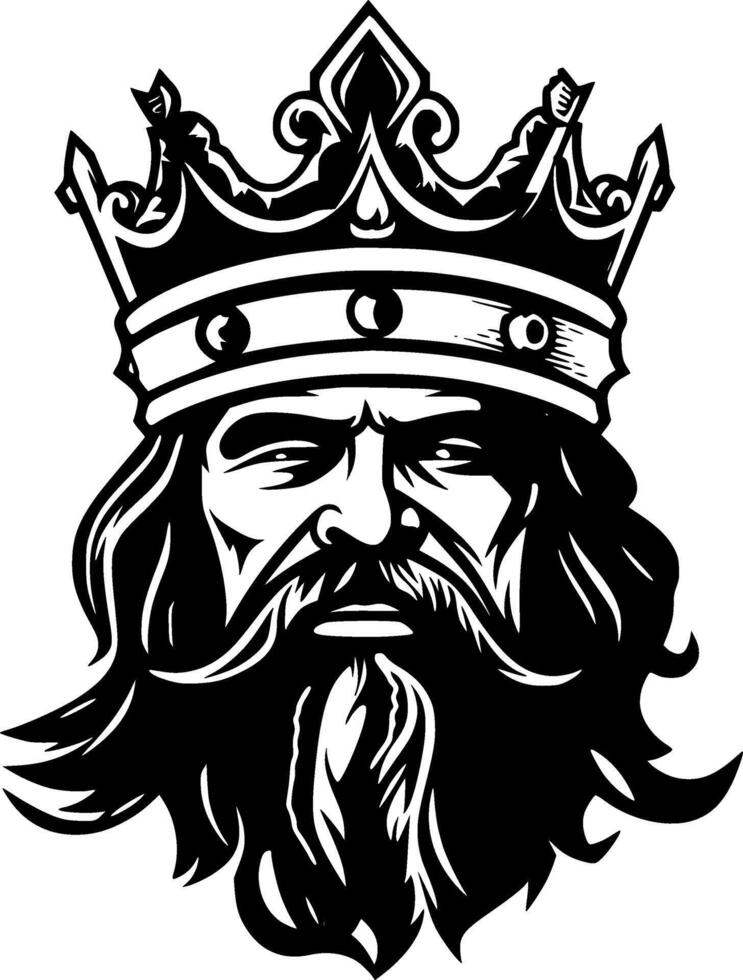 King - High Quality Logo - illustration ideal for T-shirt graphic vector