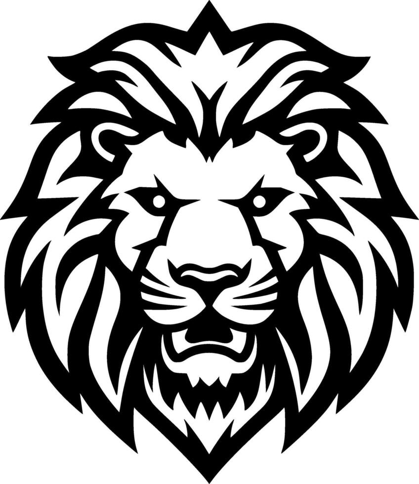 Lion - Minimalist and Flat Logo - illustration vector