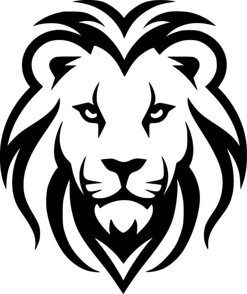 Lion - Minimalist and Flat Logo - illustration vector