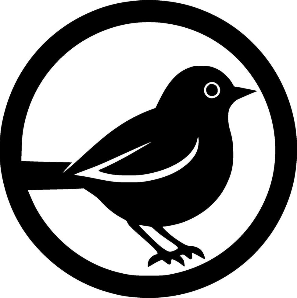 Robin Bird - High Quality Logo - illustration ideal for T-shirt graphic vector