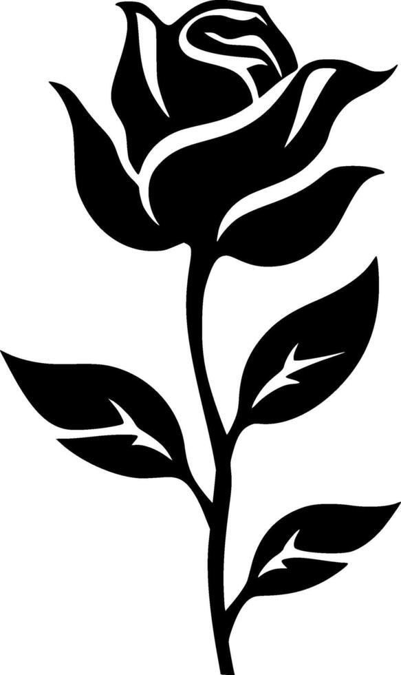 Rose - High Quality Logo - illustration ideal for T-shirt graphic vector