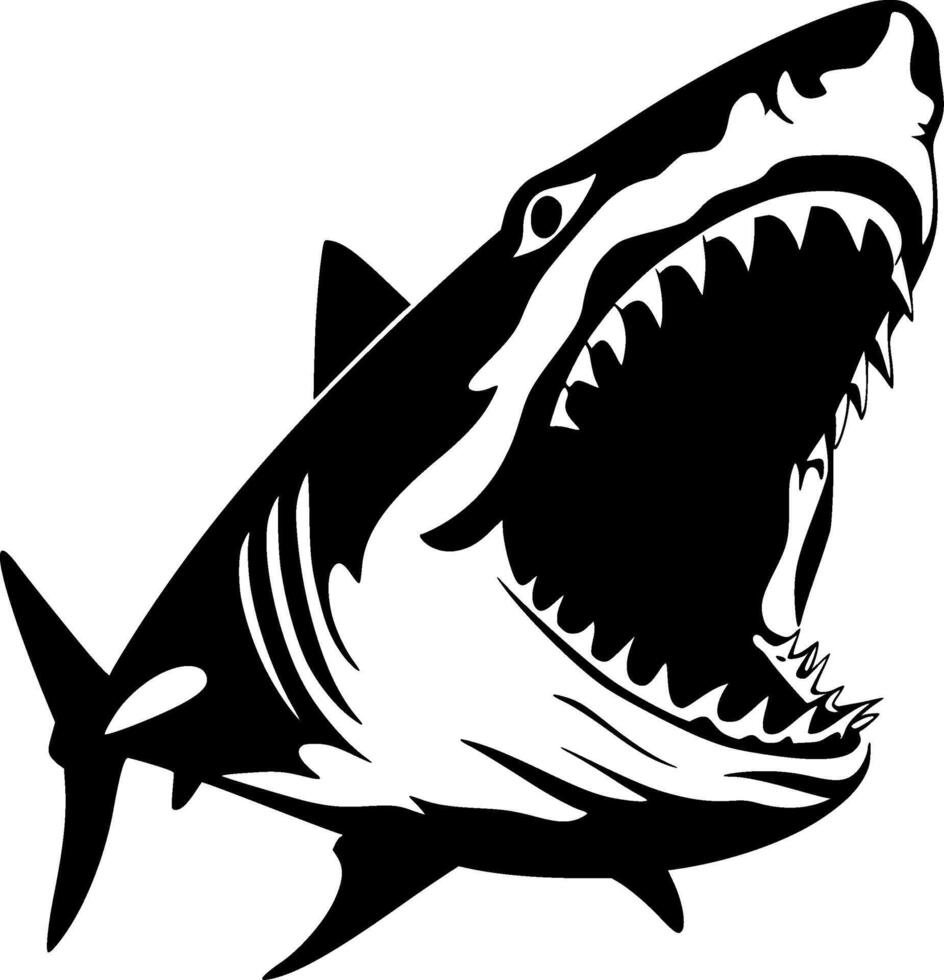 Shark - High Quality Logo - illustration ideal for T-shirt graphic vector