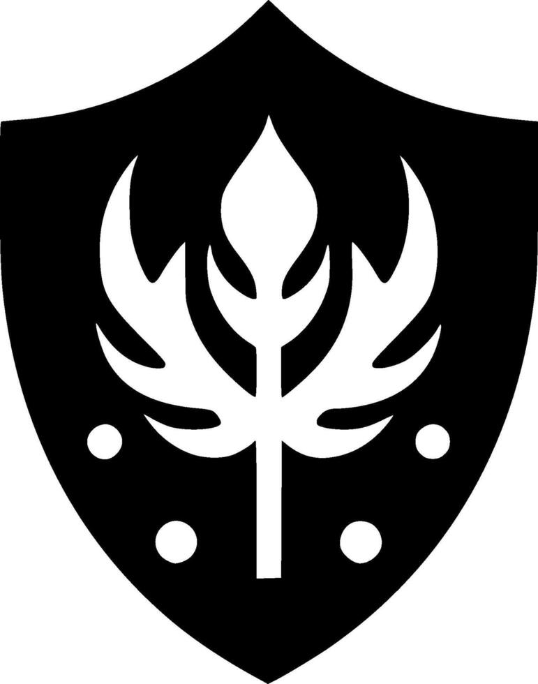 Shield - Minimalist and Flat Logo - illustration vector
