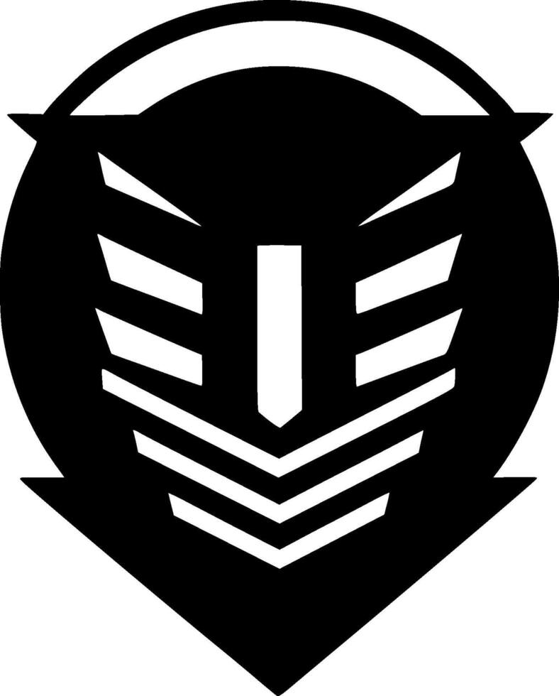Shield - Minimalist and Flat Logo - illustration vector