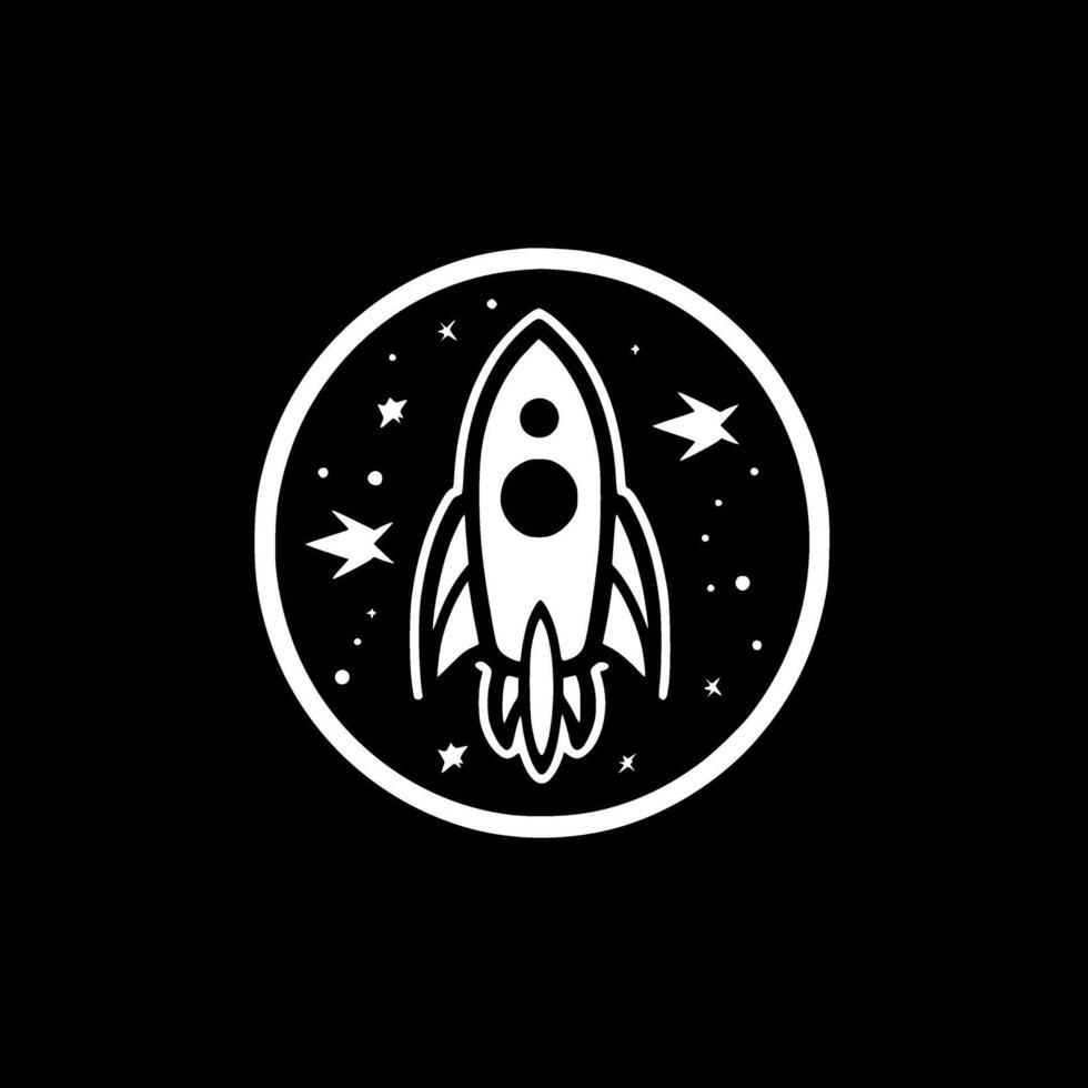 Space - Minimalist and Flat Logo - illustration vector