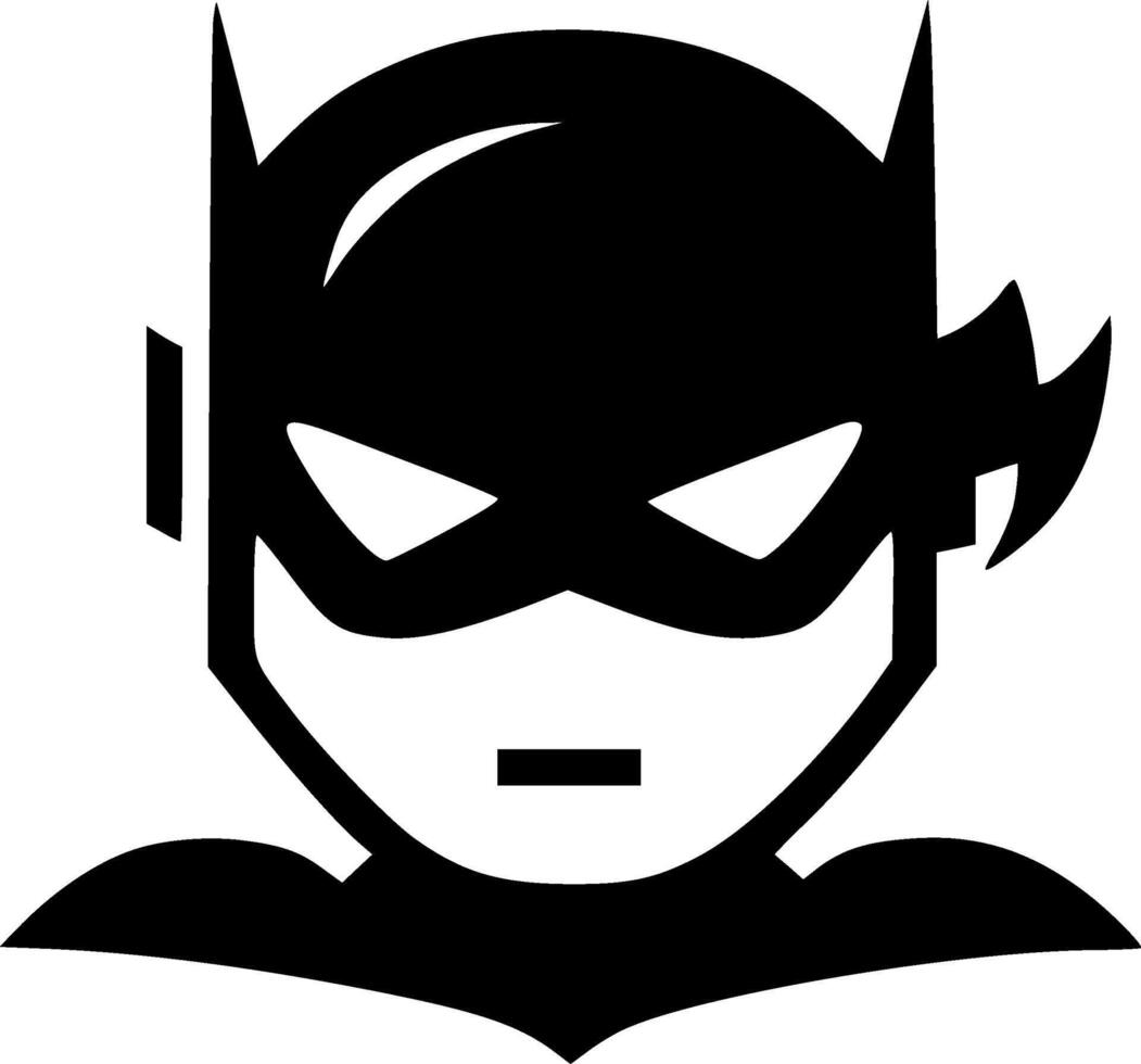 Superhero, Minimalist and Simple Silhouette - illustration vector