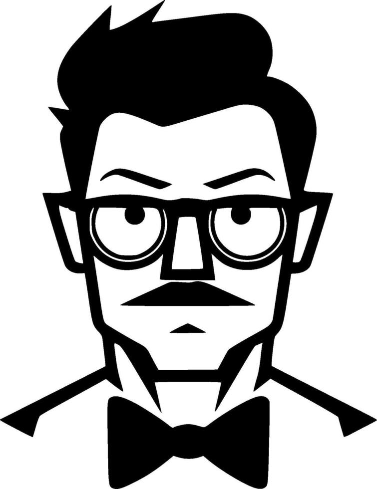 Teacher - Minimalist and Flat Logo - illustration vector