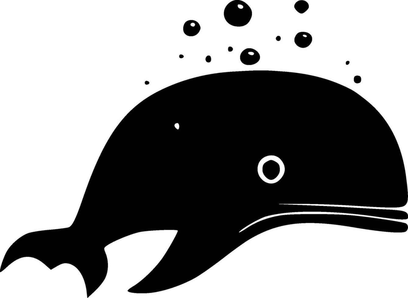 Under The Sea - Minimalist and Flat Logo - illustration vector