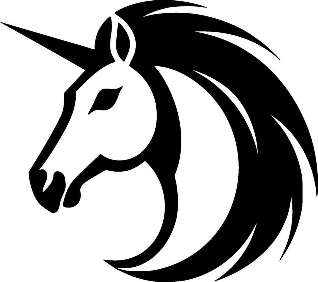 Unicorn - High Quality Logo - illustration ideal for T-shirt graphic vector