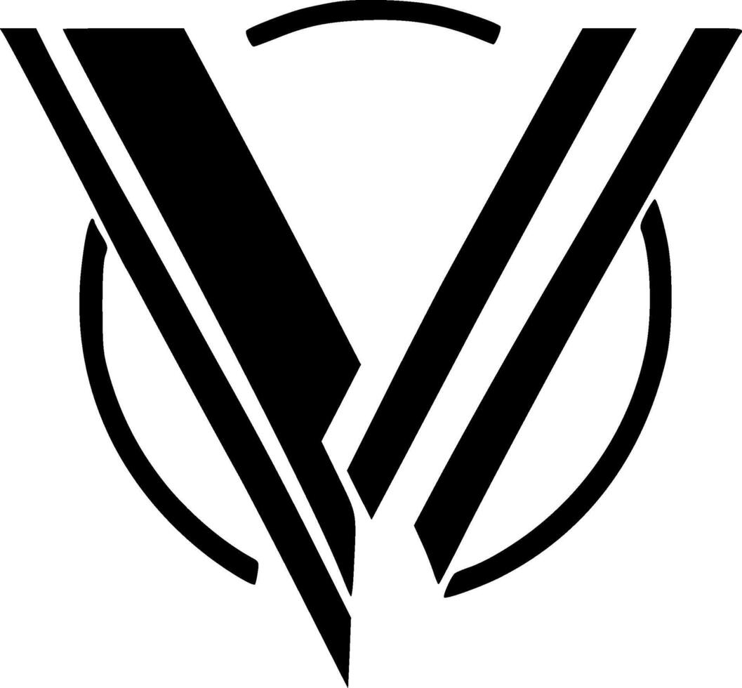 V - High Quality Logo - illustration ideal for T-shirt graphic vector