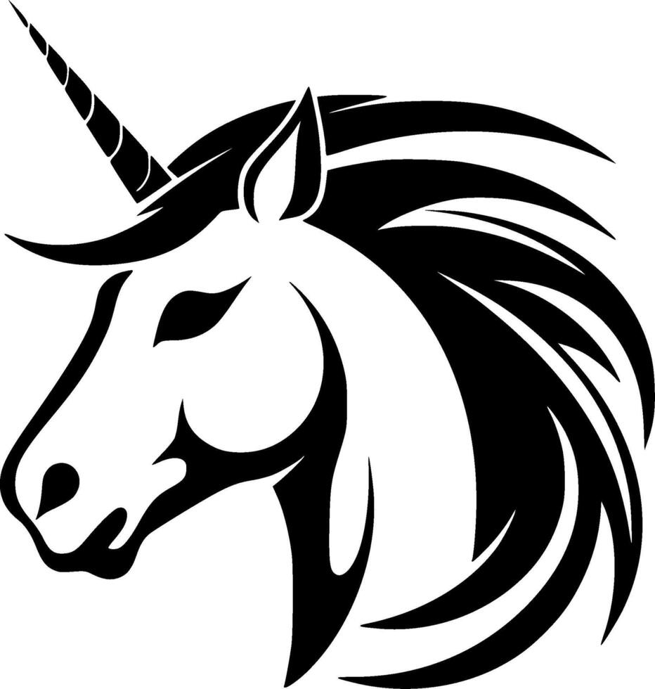Unicorn - High Quality Logo - illustration ideal for T-shirt graphic vector