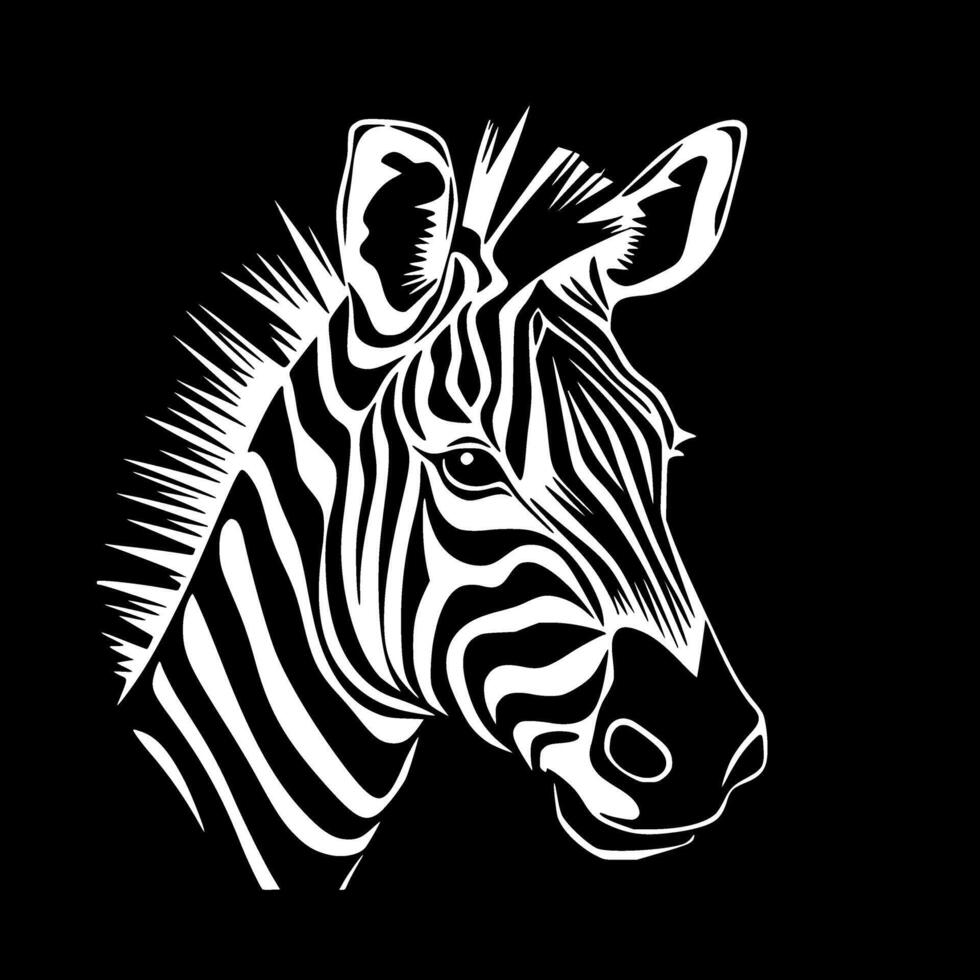 Zebra - High Quality Logo - illustration ideal for T-shirt graphic vector