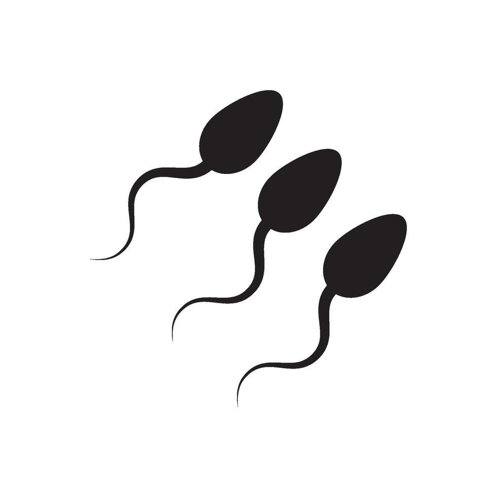 sperm icon illustration vector
