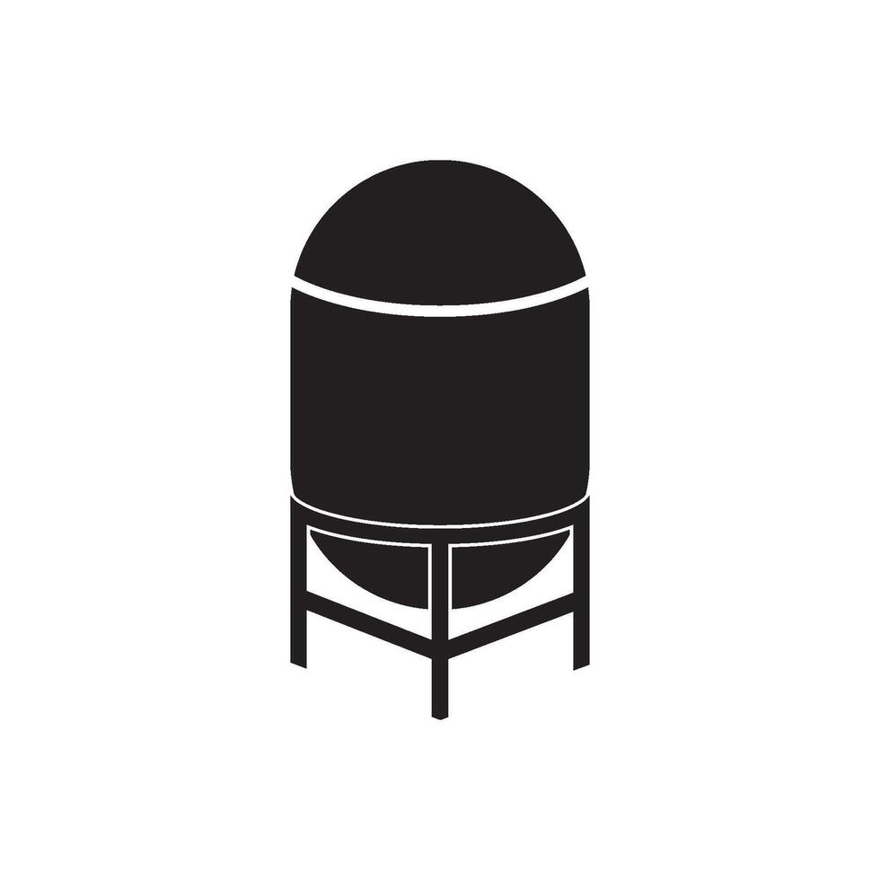 silo simple icon vector