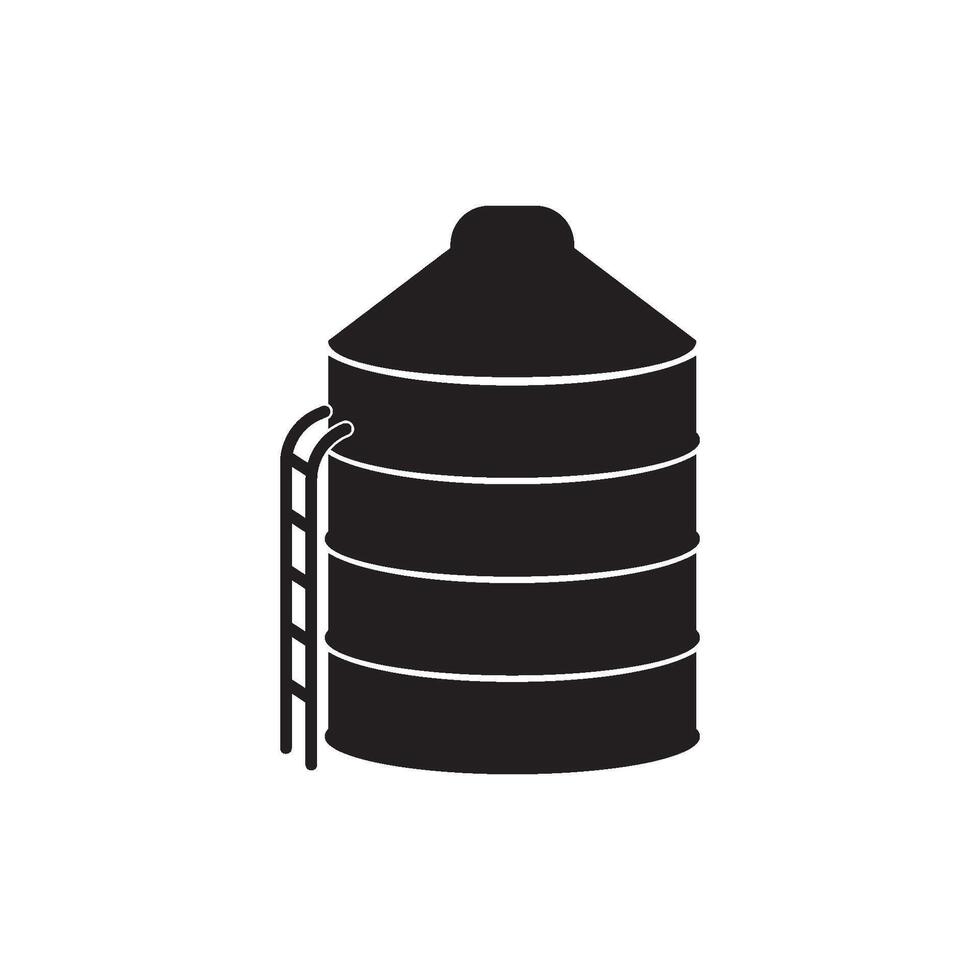 silo simple icon vector