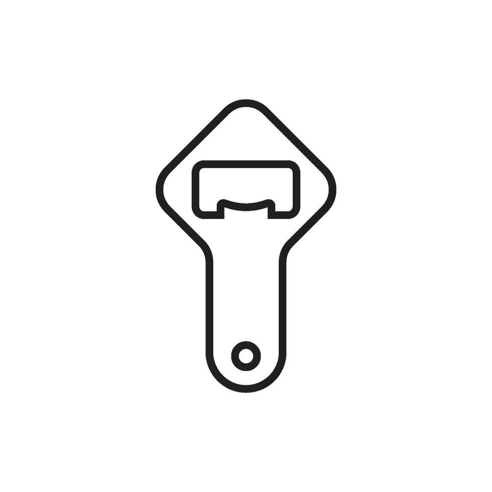can opener icon vector