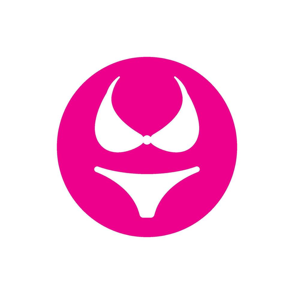 Swimsuit icon or logo vector