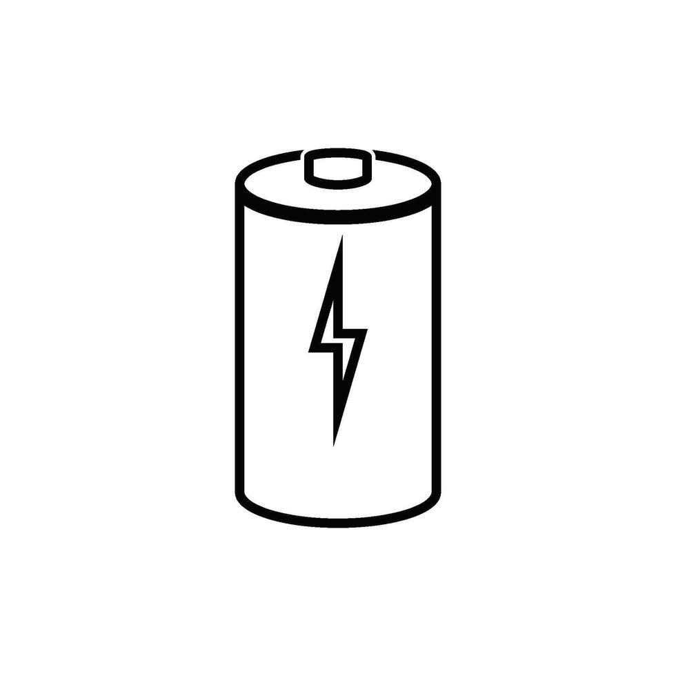 Battery element icon vector