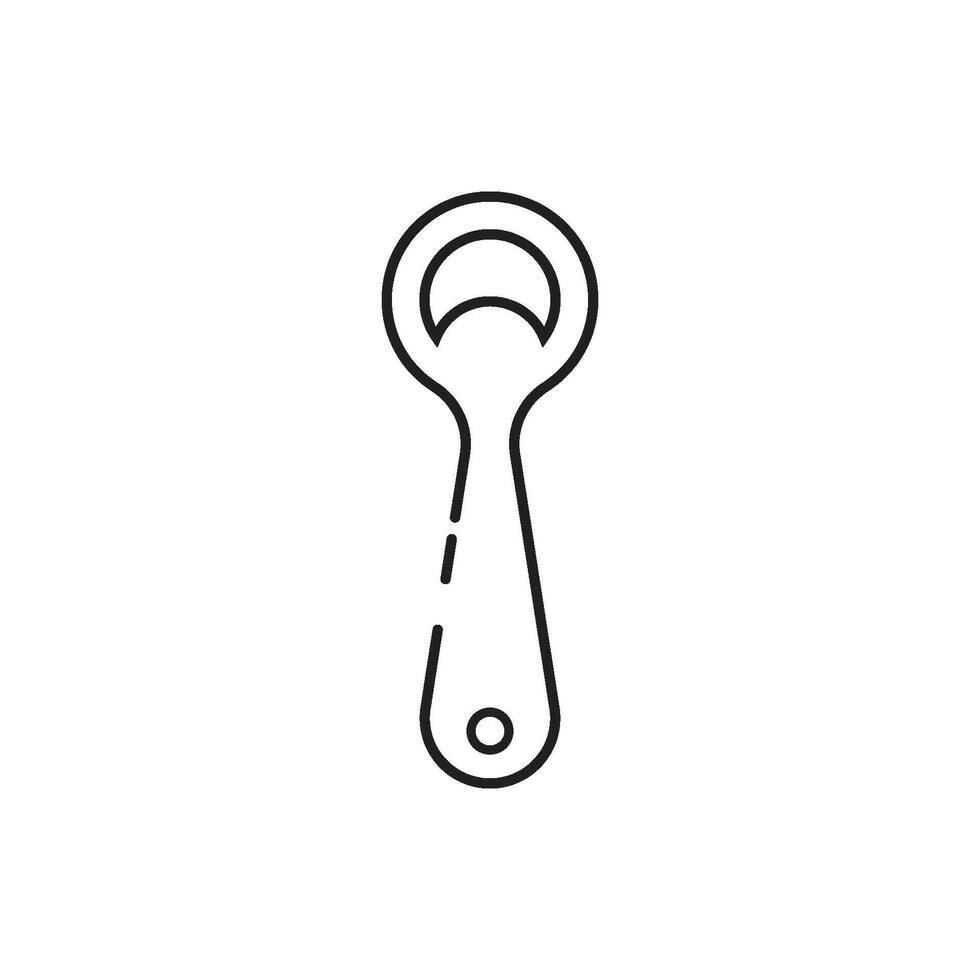 can opener icon vector