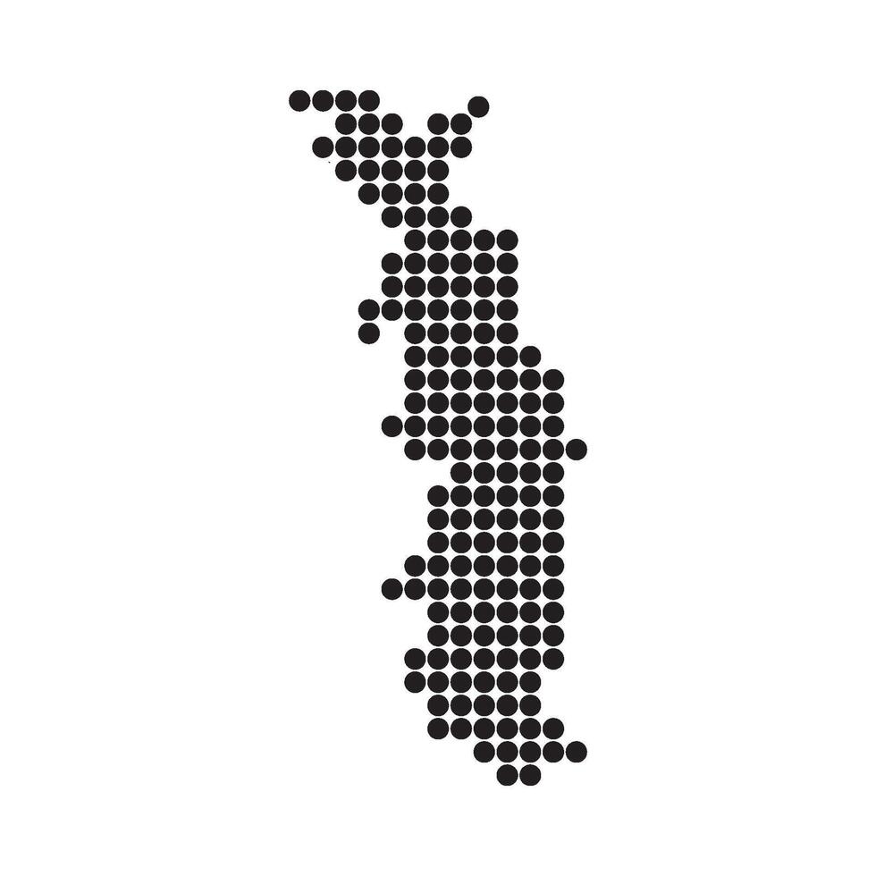 Togo map icon vector