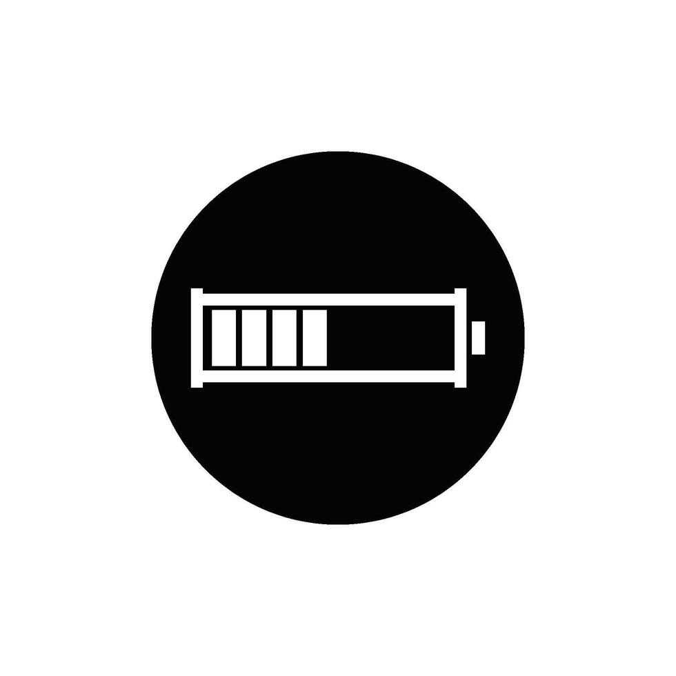 Battery element icon vector