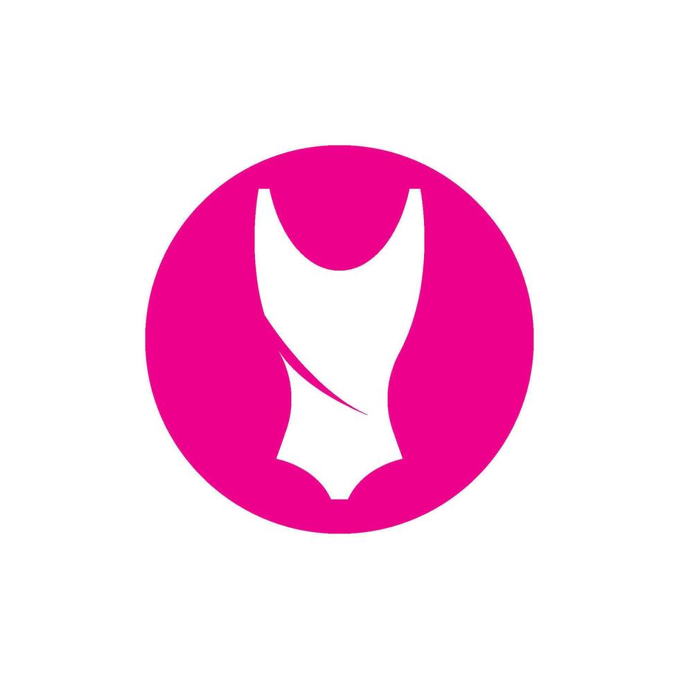 Swimsuit icon or logo vector