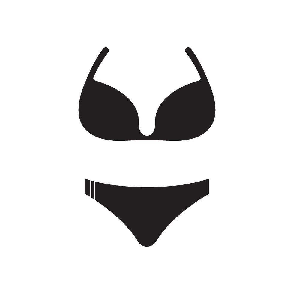Swimsuit icon or logo vector