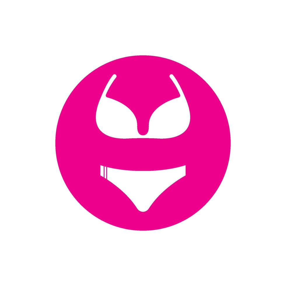 Swimsuit icon or logo vector