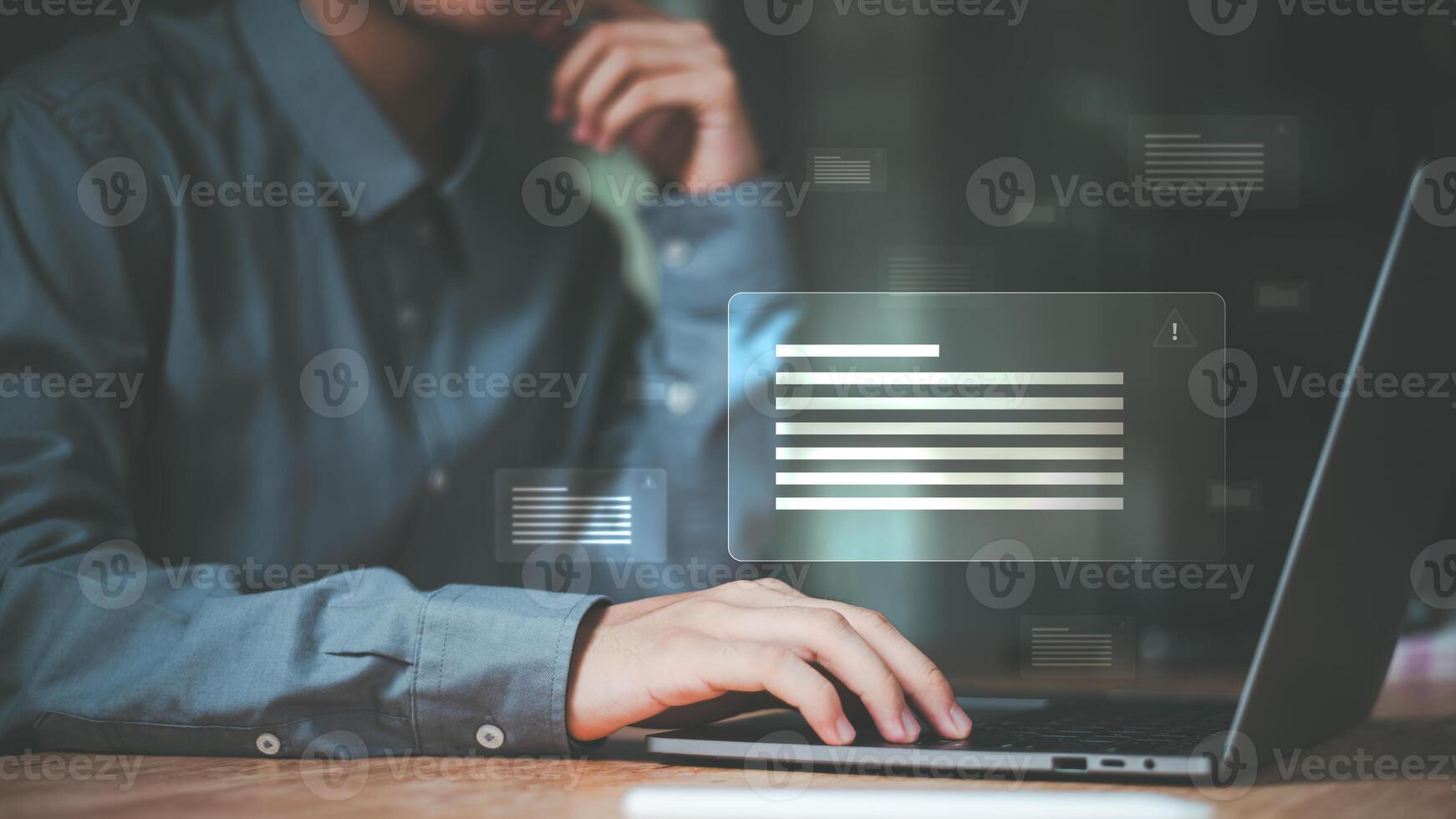 Accountant showing office document auditing concept ,checkboxes Concepts of practices and policies ,company articles of association Terms and Conditions,plan review process and assess correctness photo