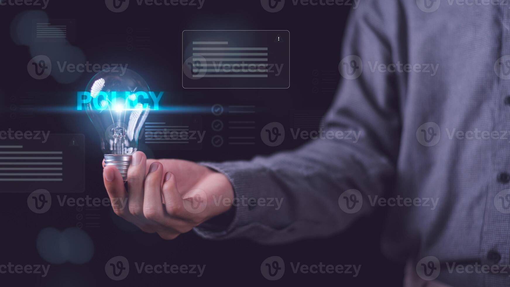 Accountant showing office document auditing concept ,checkboxes Concepts of practices and policies ,company articles of association Terms and Conditions,plan review process and assess correctness photo