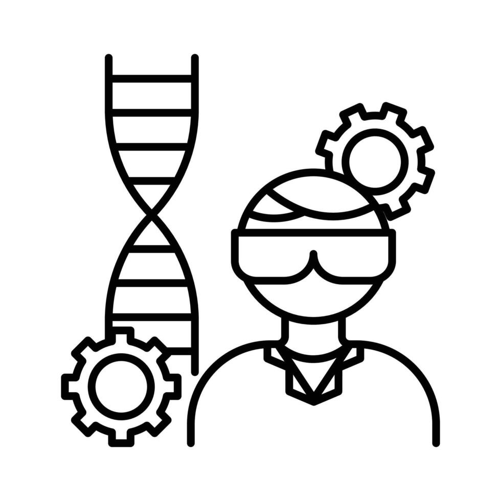 Biomedical engineer icon vector