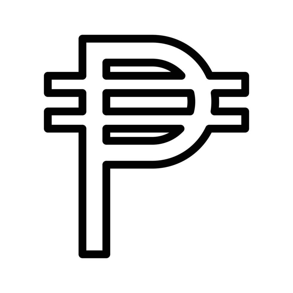 Cuba peso icon vector