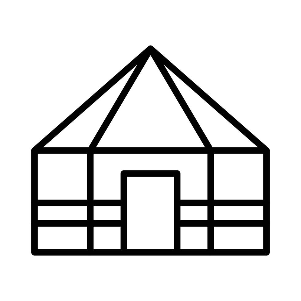 Yurt Icon set vector