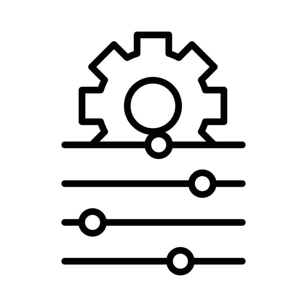 control panel icon vector