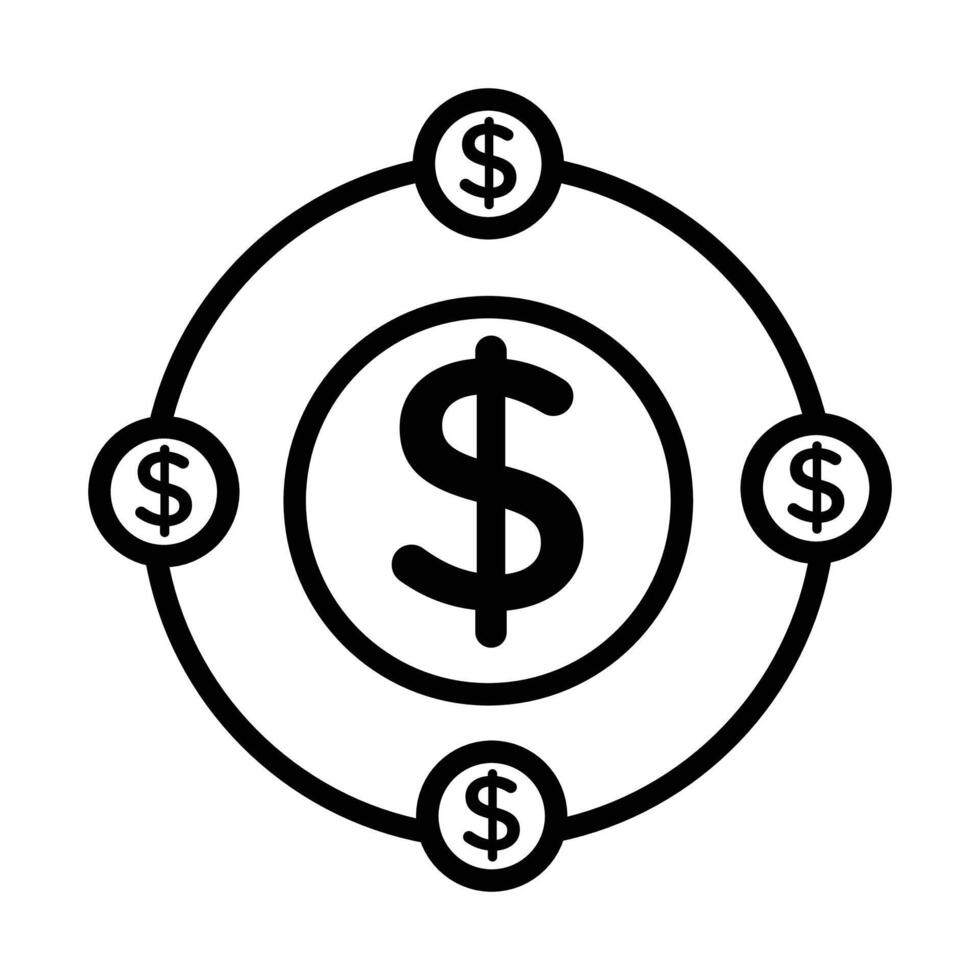 hedge fund icon vector
