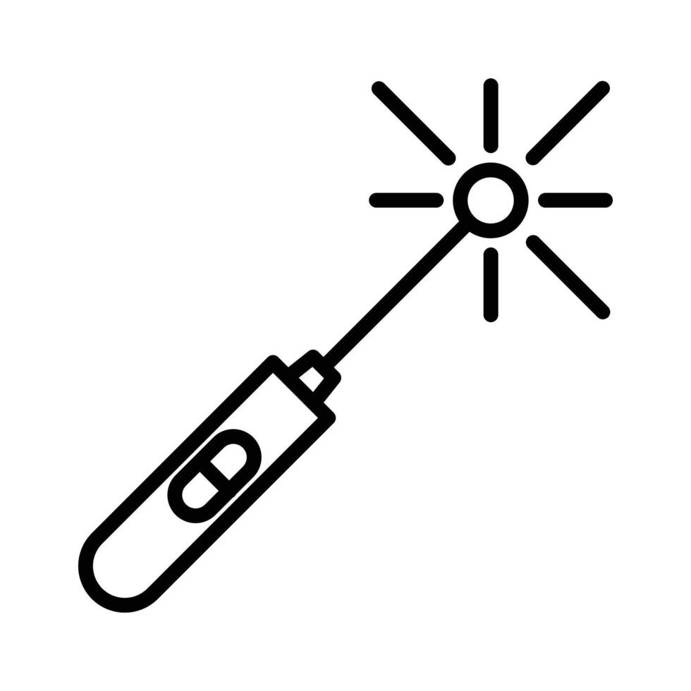 laser icon outline vector