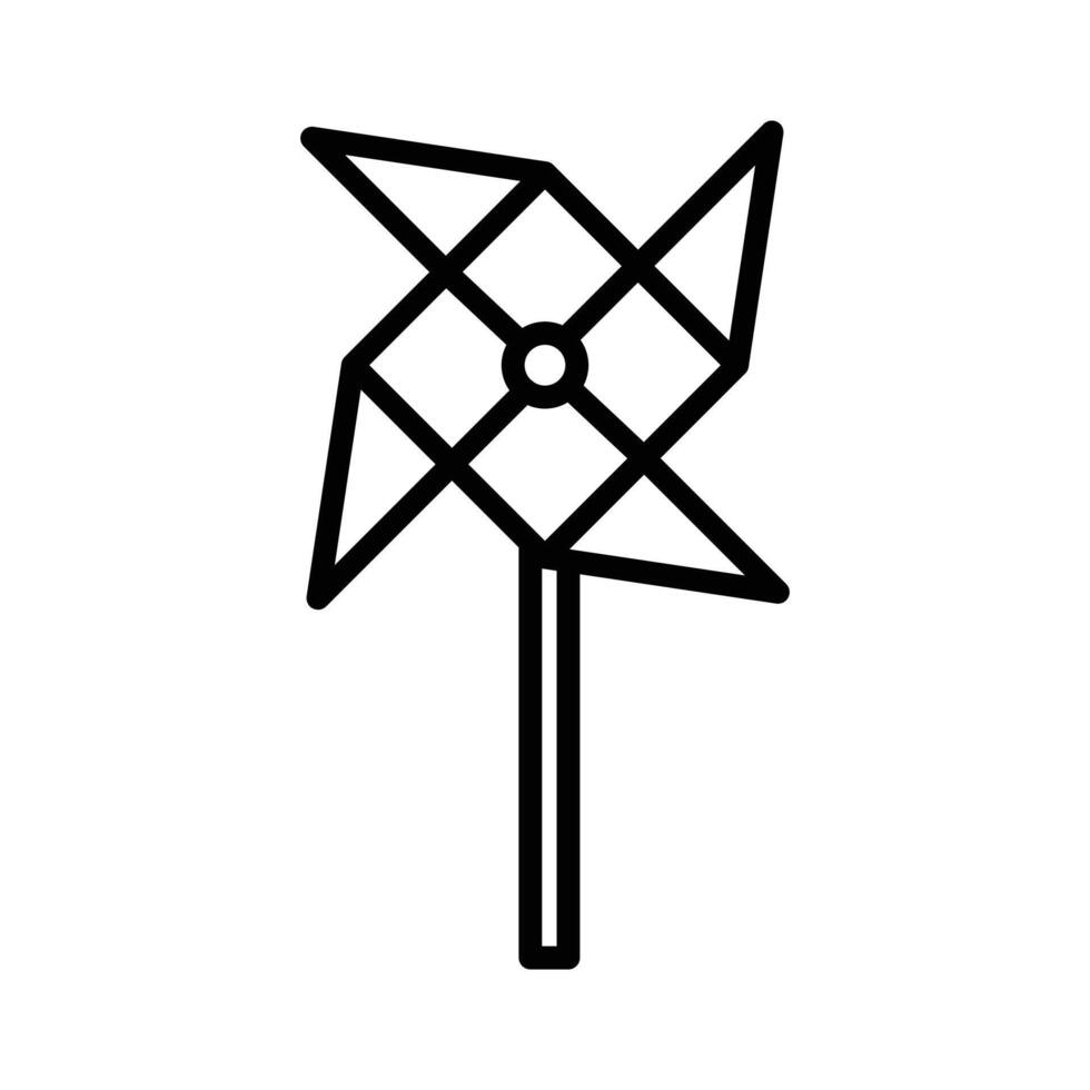 paper Windmill icon vector