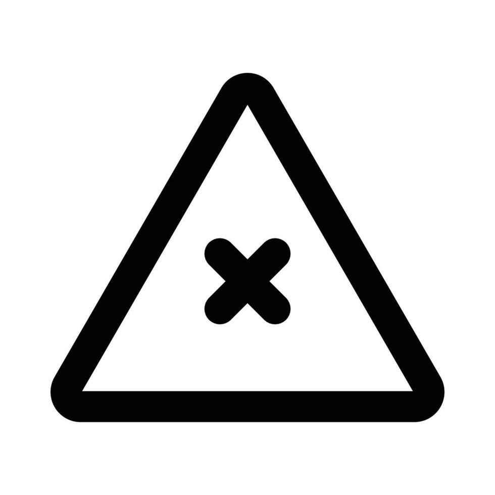 Attention Warning sign icon design in filled and outlined style vector