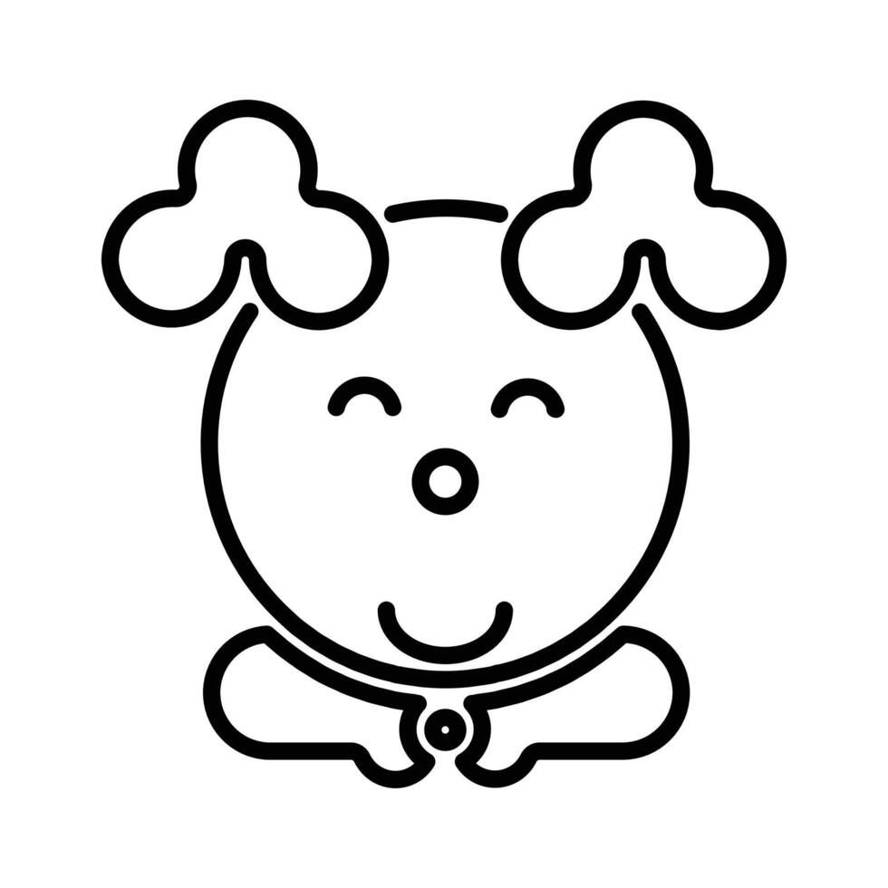 Clown head icon design in filled and outlined style vector