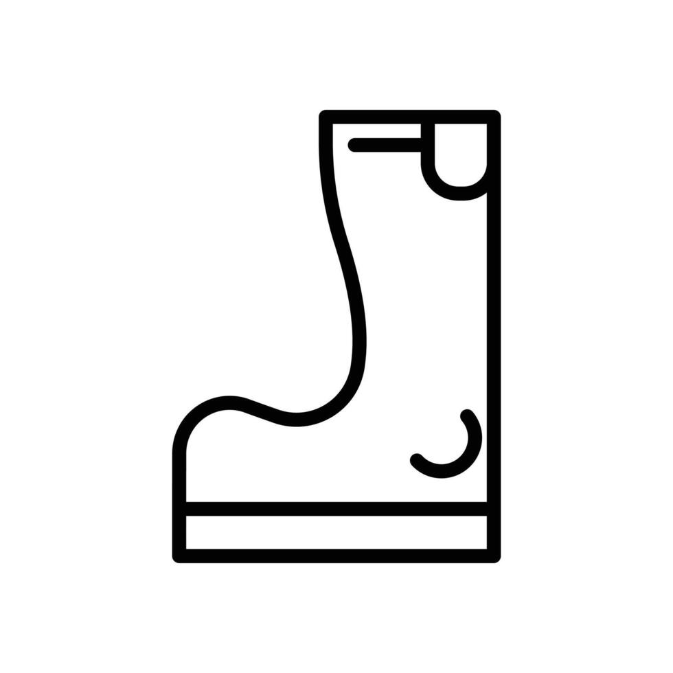 Fishing boots icon design in filled and outlined style vector