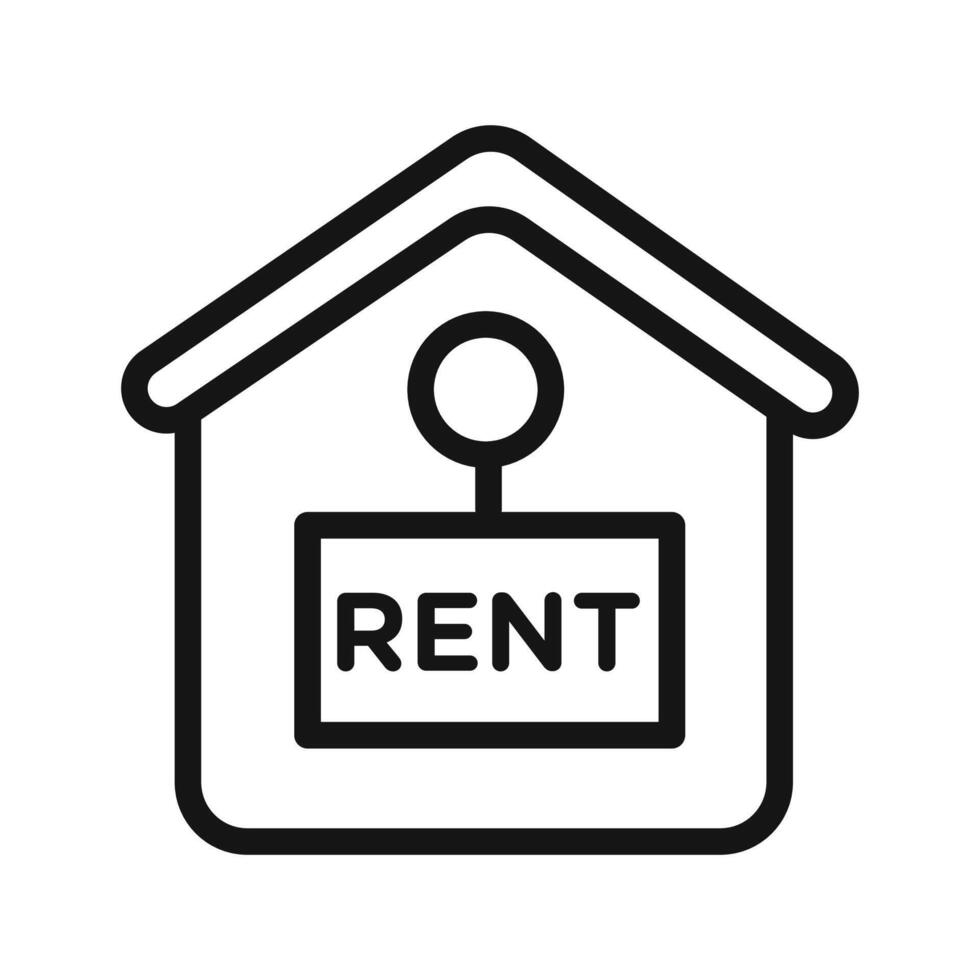 House rent icon vector
