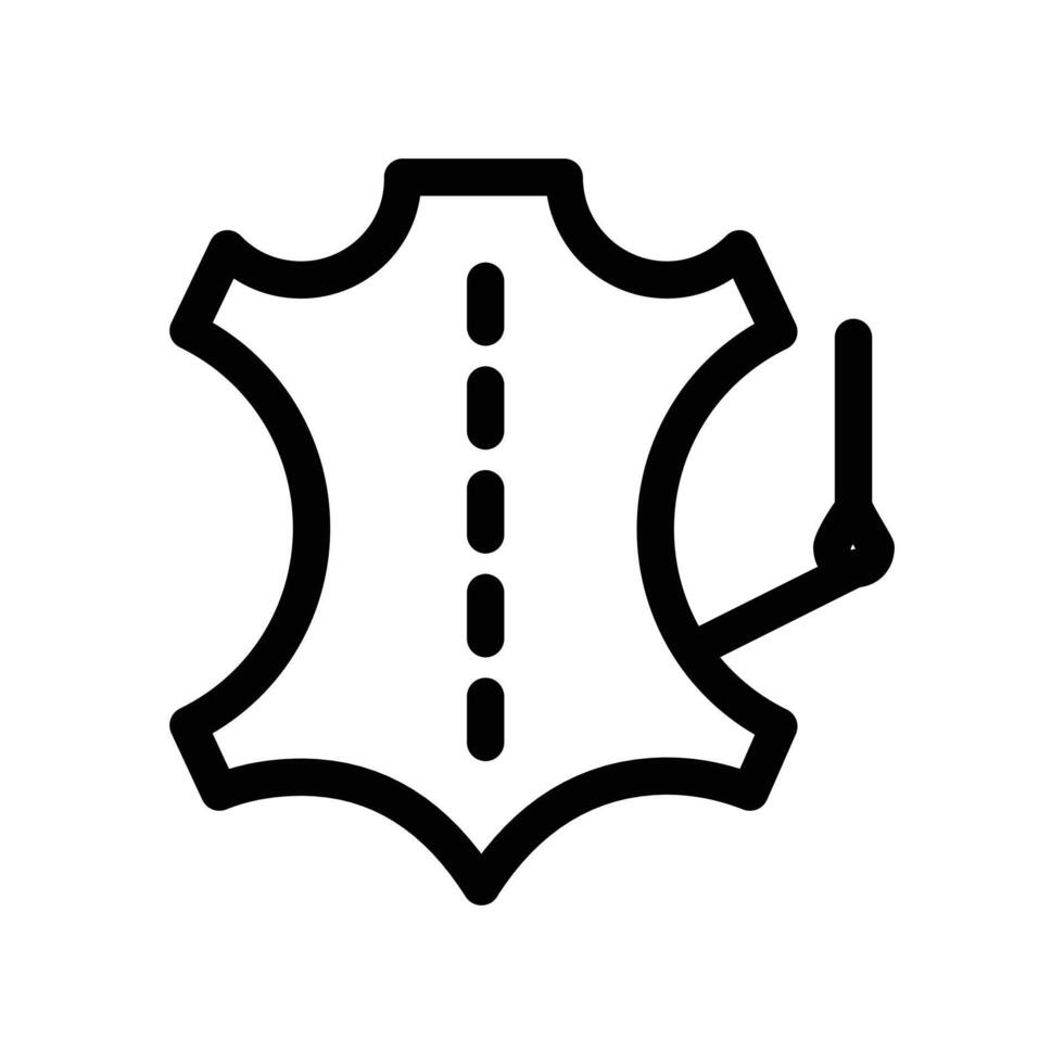 Leather Icon design in filled and outlined style vector