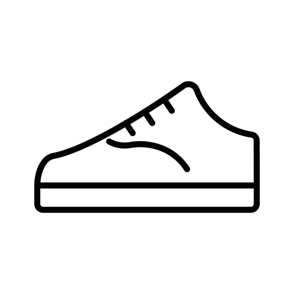 Men Shoes Icon design in filled and outlined style vector