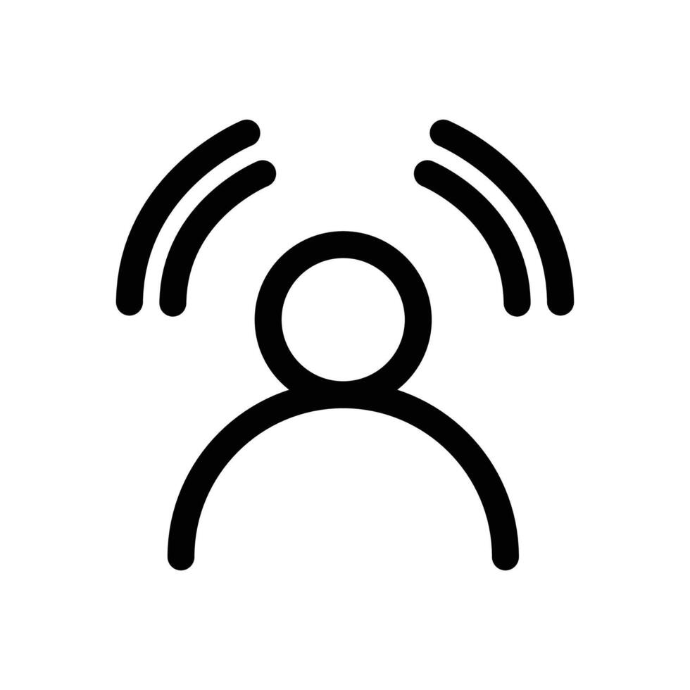 Mind awareness icon design in filled and outlined style vector