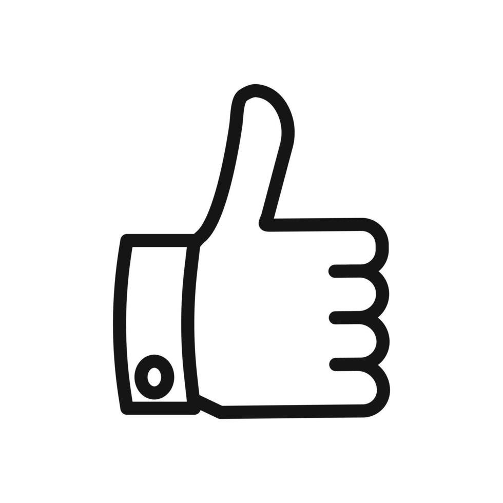 Thumbs Up icon vector