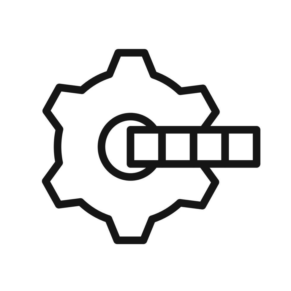 bucket wheel excavator icon vector