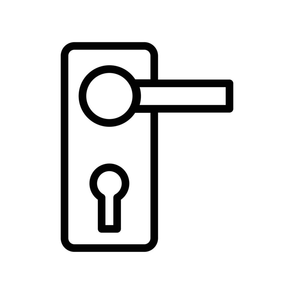 door knob icon vector