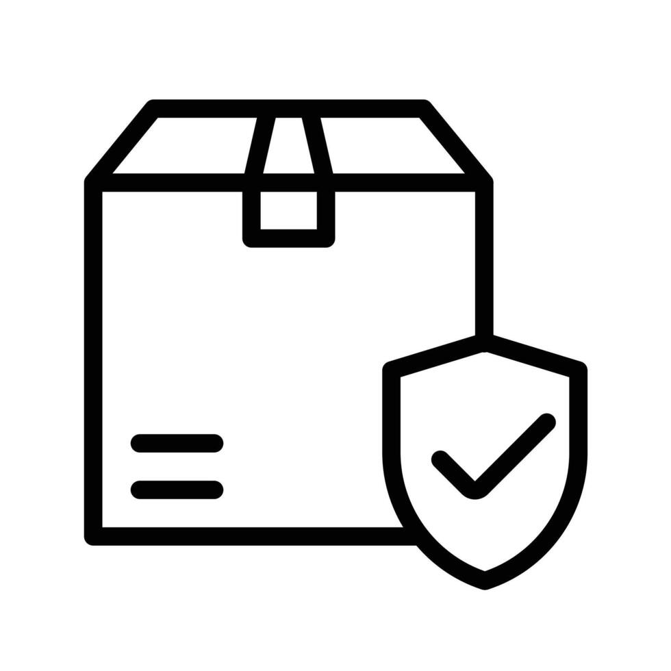 logistics management icon design in filled and outlined style vector