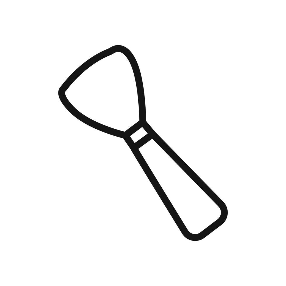 makeup brush icon linear graphics sign vector