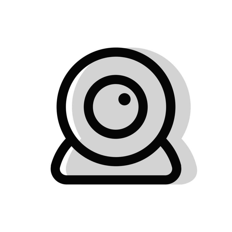 IP Camera icon on white background vector